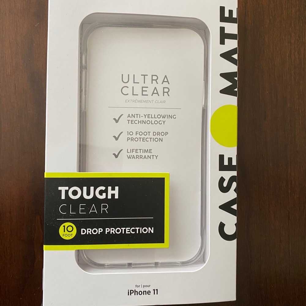 iPhone 11 clear phone case. Unisex.